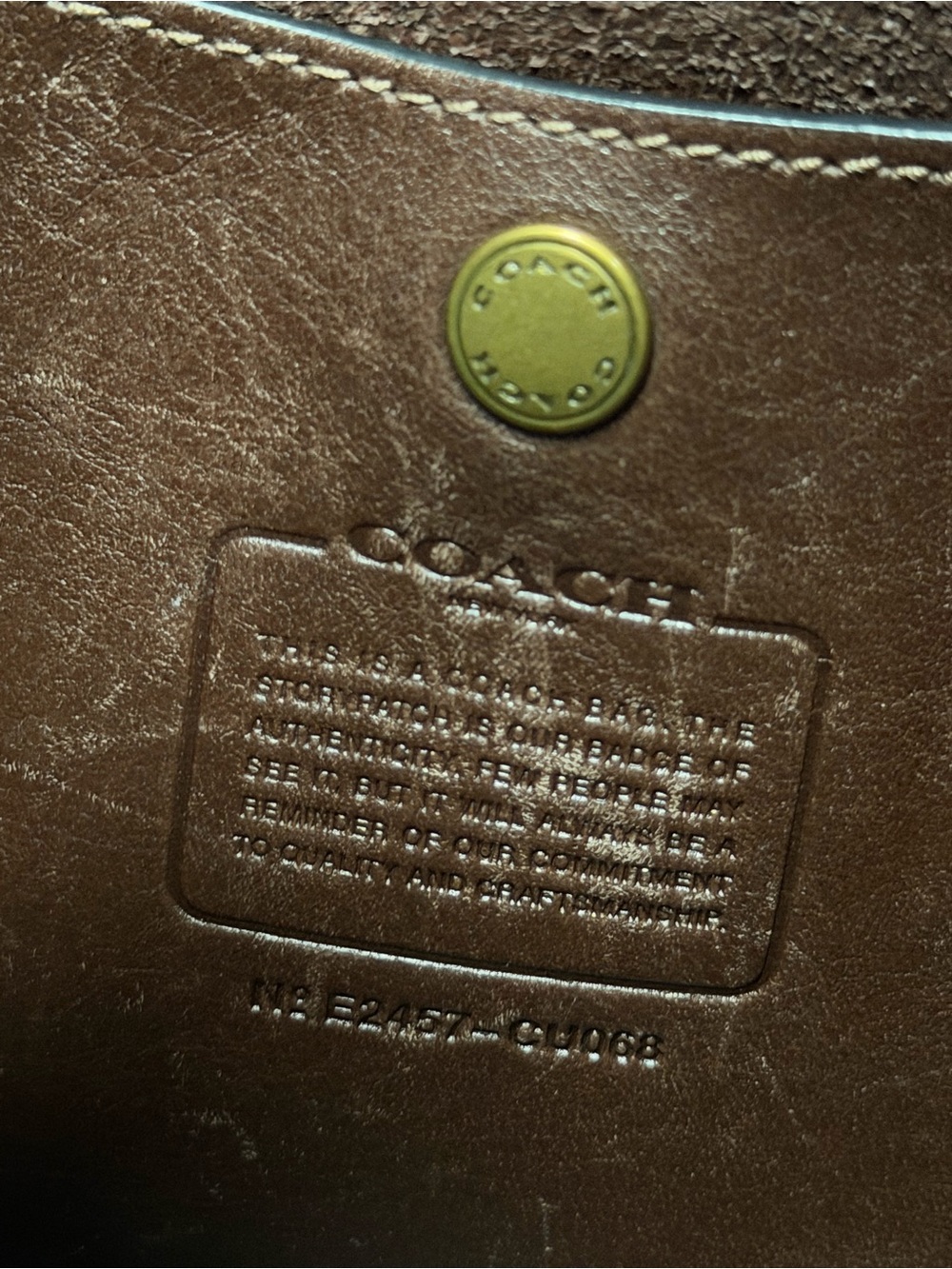 Coach Brooklyn Shoulder Bag 28 - Picture 5 of 5